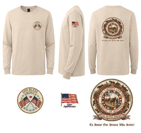 LTR America 250th Anniversary Honor our Heroes Long Sleeve